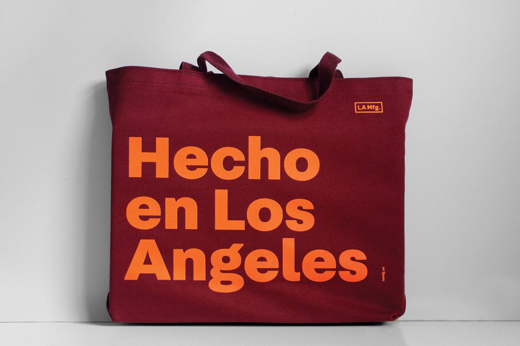 Hecho en Los Angeles Canvas Bag: Assorted Colors