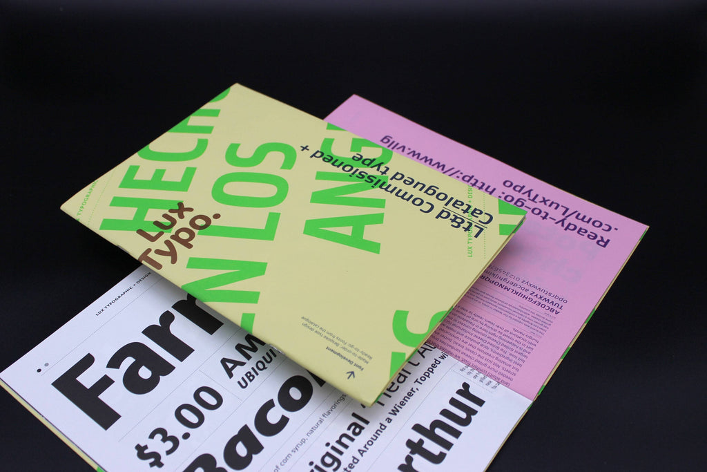 Hecho en Los Angeles: Lux Typo Specimen Book