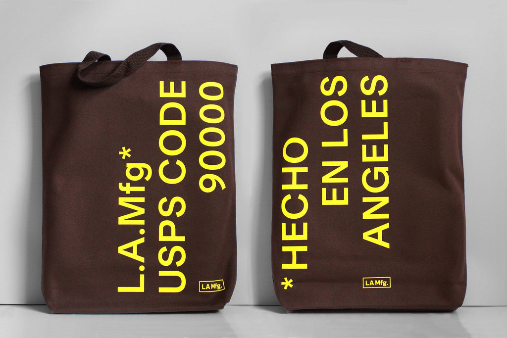 LA Mfg* USPS Code Canvas Bag
