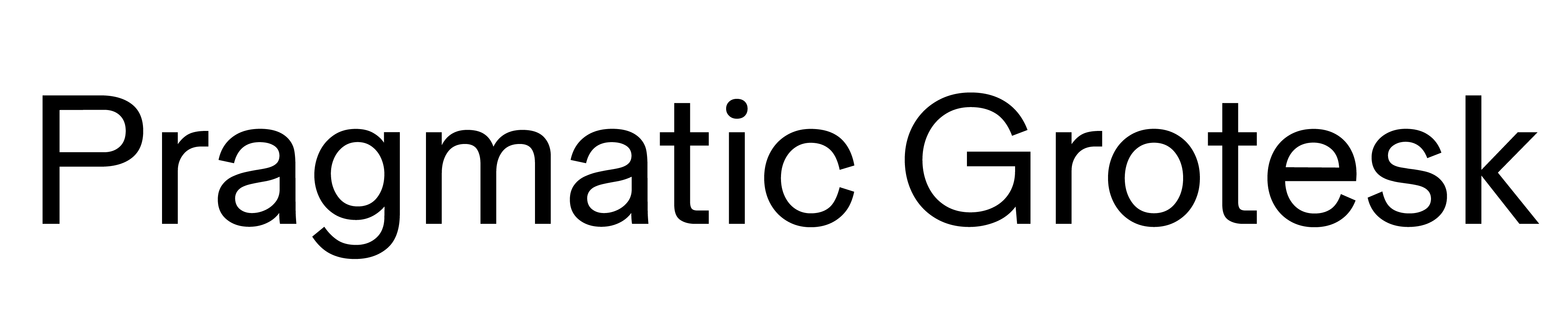 Pragmatic Grotesk