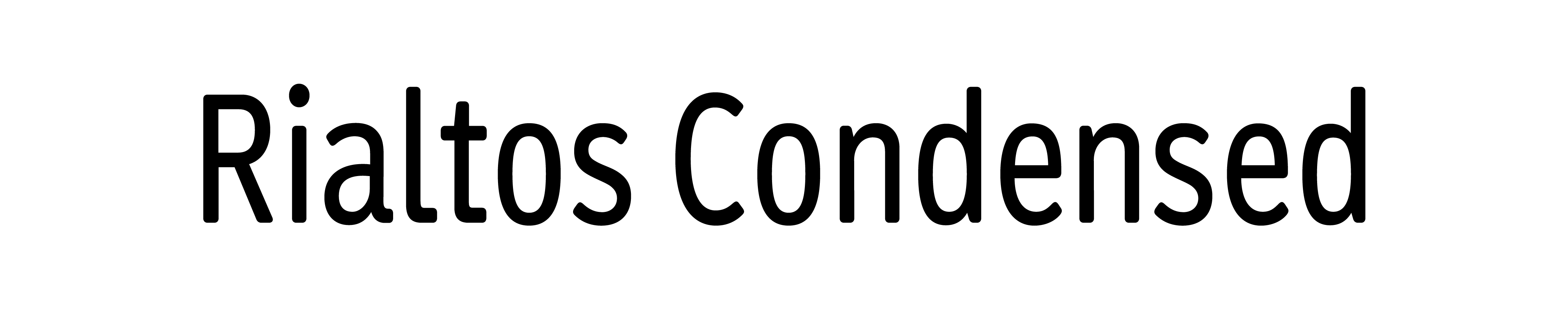 Rialtos Condensed