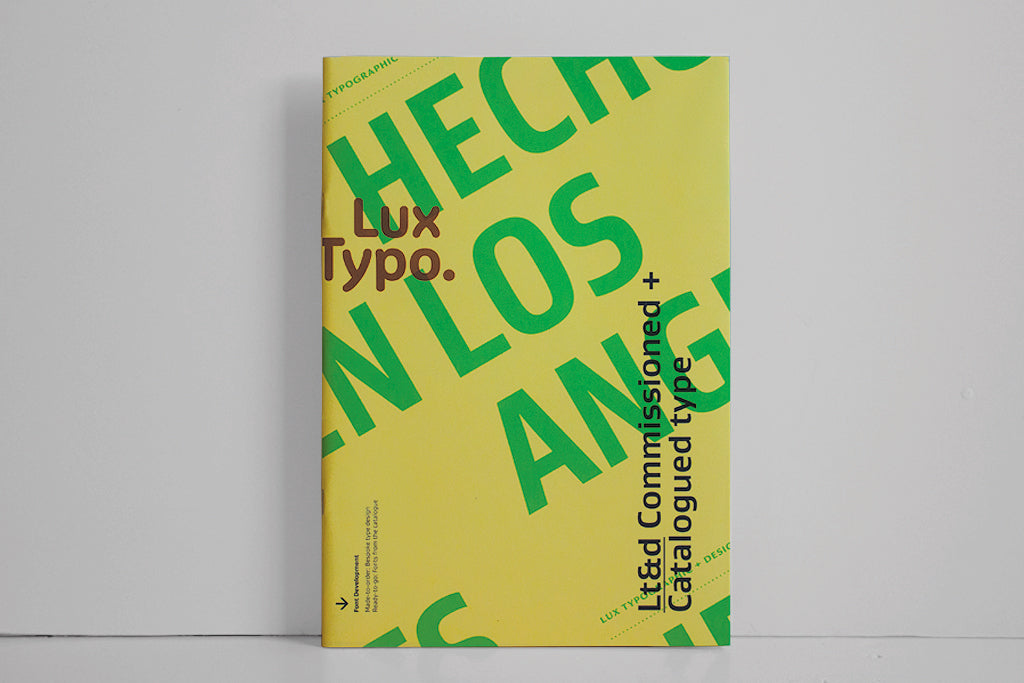 Hecho en Los Angeles: Lux Typo Specimen Book