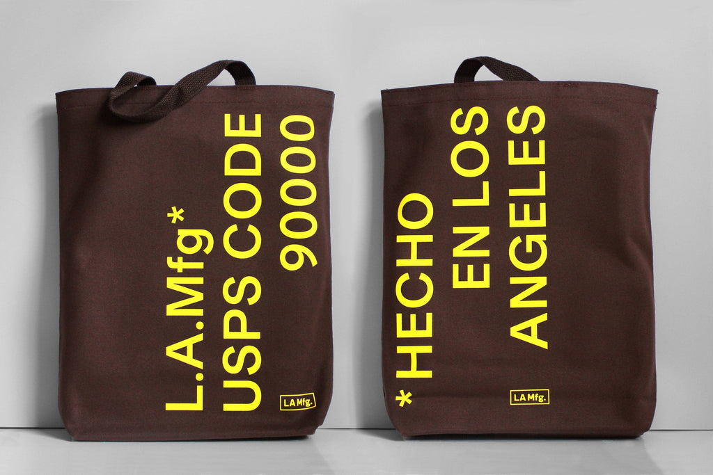 LA Mfg* USPS Code Canvas Bag